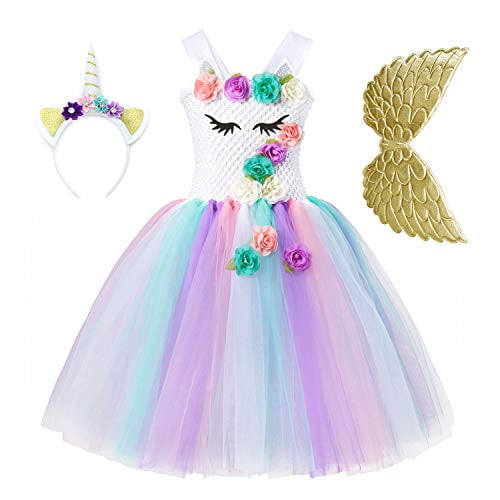 Tutu and Gold Horn Headband Fancy Dress Gold and White Unicorn Dress Up Set Tutu and Gold Horn Headband Fancy Dress Gold and White Unicorn Dress Up Set